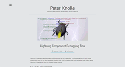 Desktop Screenshot of peterknolle.com