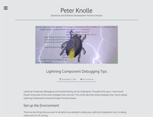 Tablet Screenshot of peterknolle.com